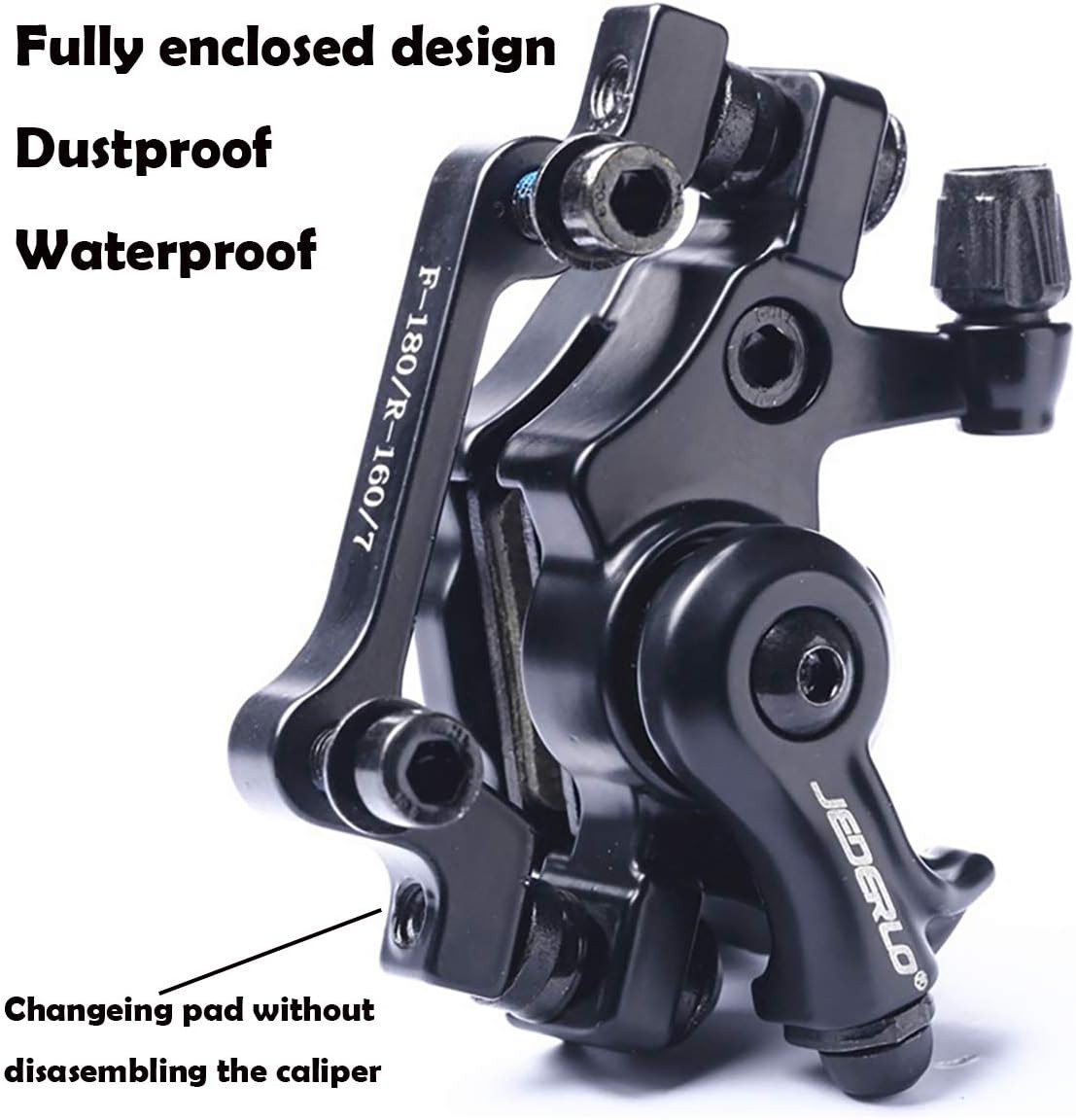 Bike Disc Brake Kit, Including Front and Rear Caliper, 160Mm Rotor