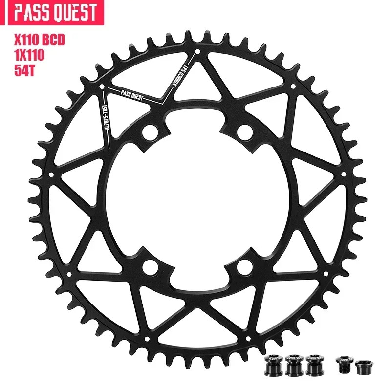 110BCD Chainring Road Bike Narrow Wide Chainwheel 36T-58T for Crankset