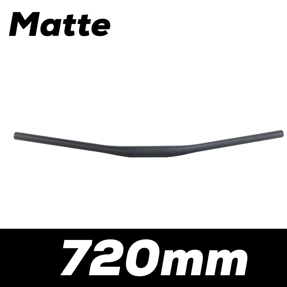 9 Degree Full Carbon Fiber XC Off-Road Racing Flat Handlebar Matte 580-740mm