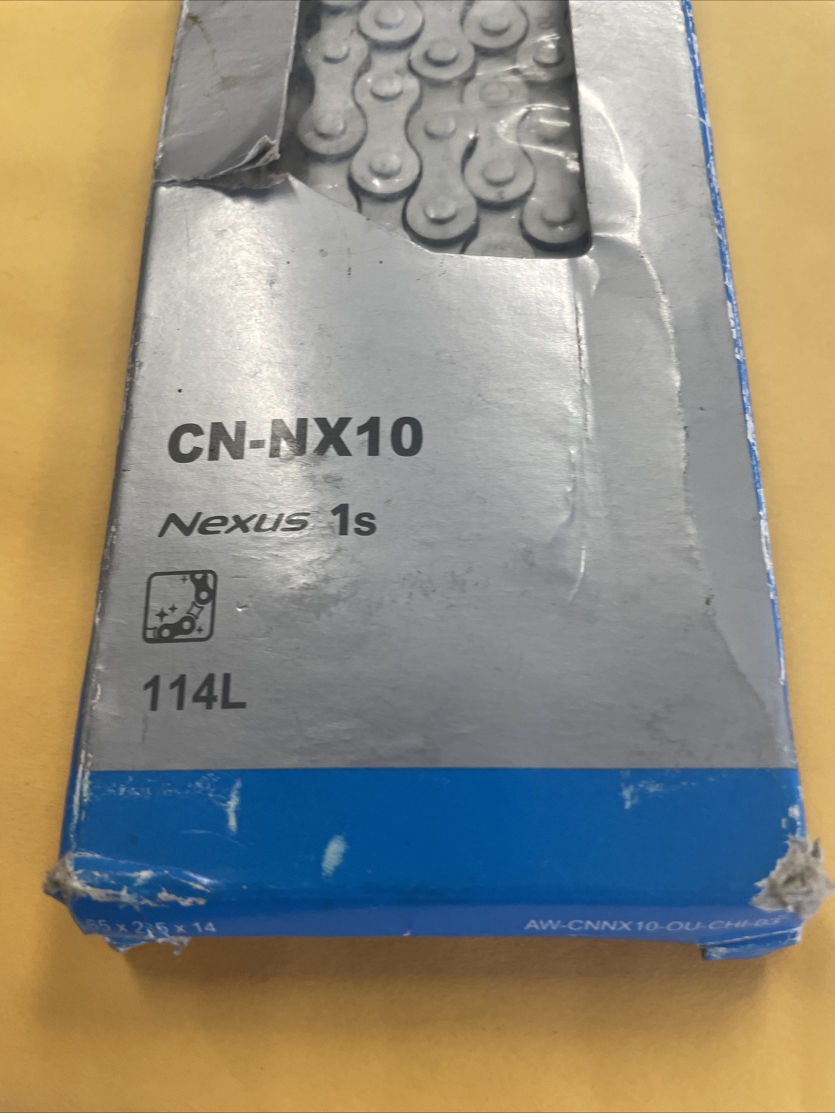 SHIMANO ICNNX10C114I Chain CN-NX10 114 Link Single Speed ​​1 / 2X1 / 8 ICNNX1