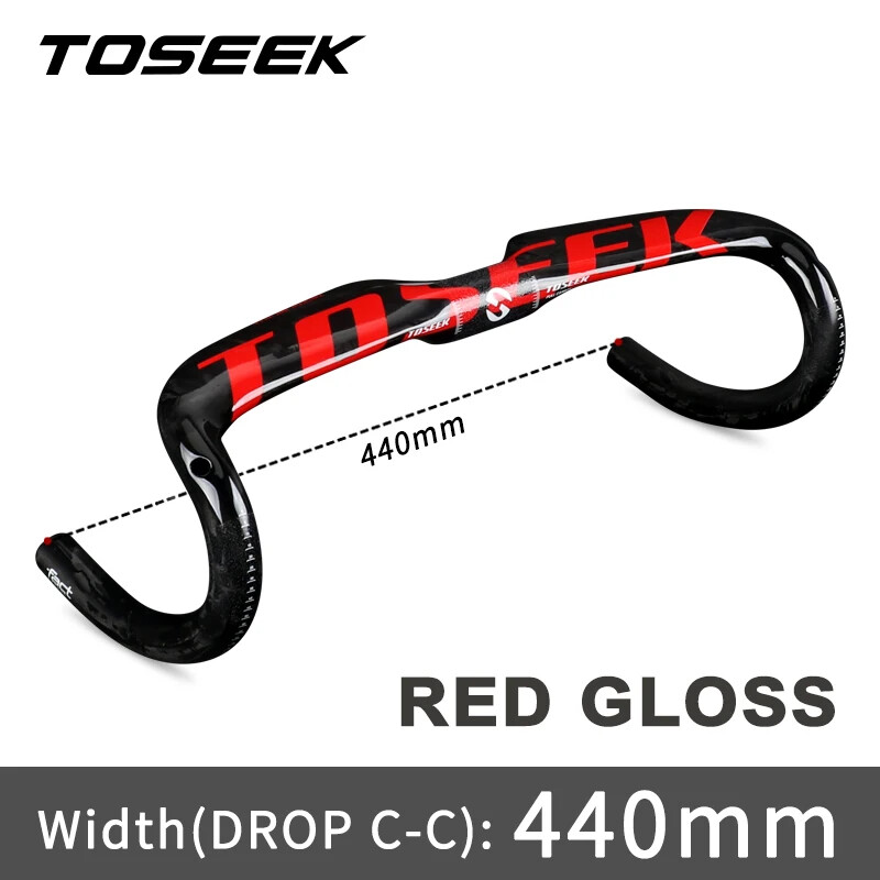 31.8mm 400 420 440mm Carbon Fiber Road Bike Handlebar Bend Handle Drop Bar