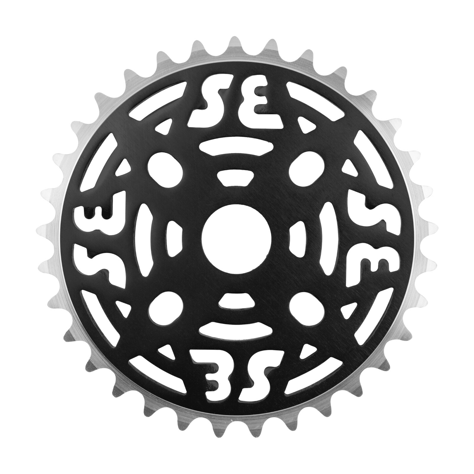 SE Racing Alloy BMX Single Speed Bike Chainring 33 Tooth 1/8″ Anodized Black