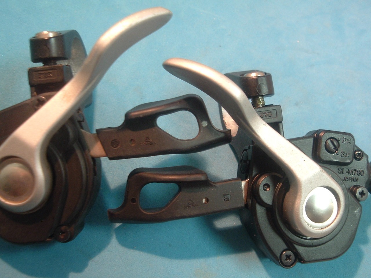 Shimano Deore XT 3×10-Spd SL-M780 MTB Shifter Pods 2-Way/Instant Release-VG Plus