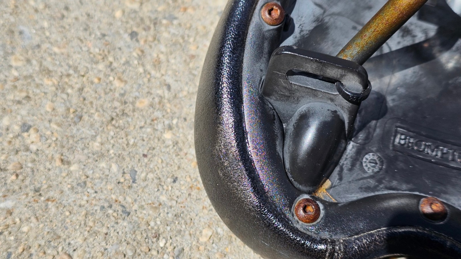 Brompton Original Saddle Black Folding Bike Bicycle Seat FREE S&H