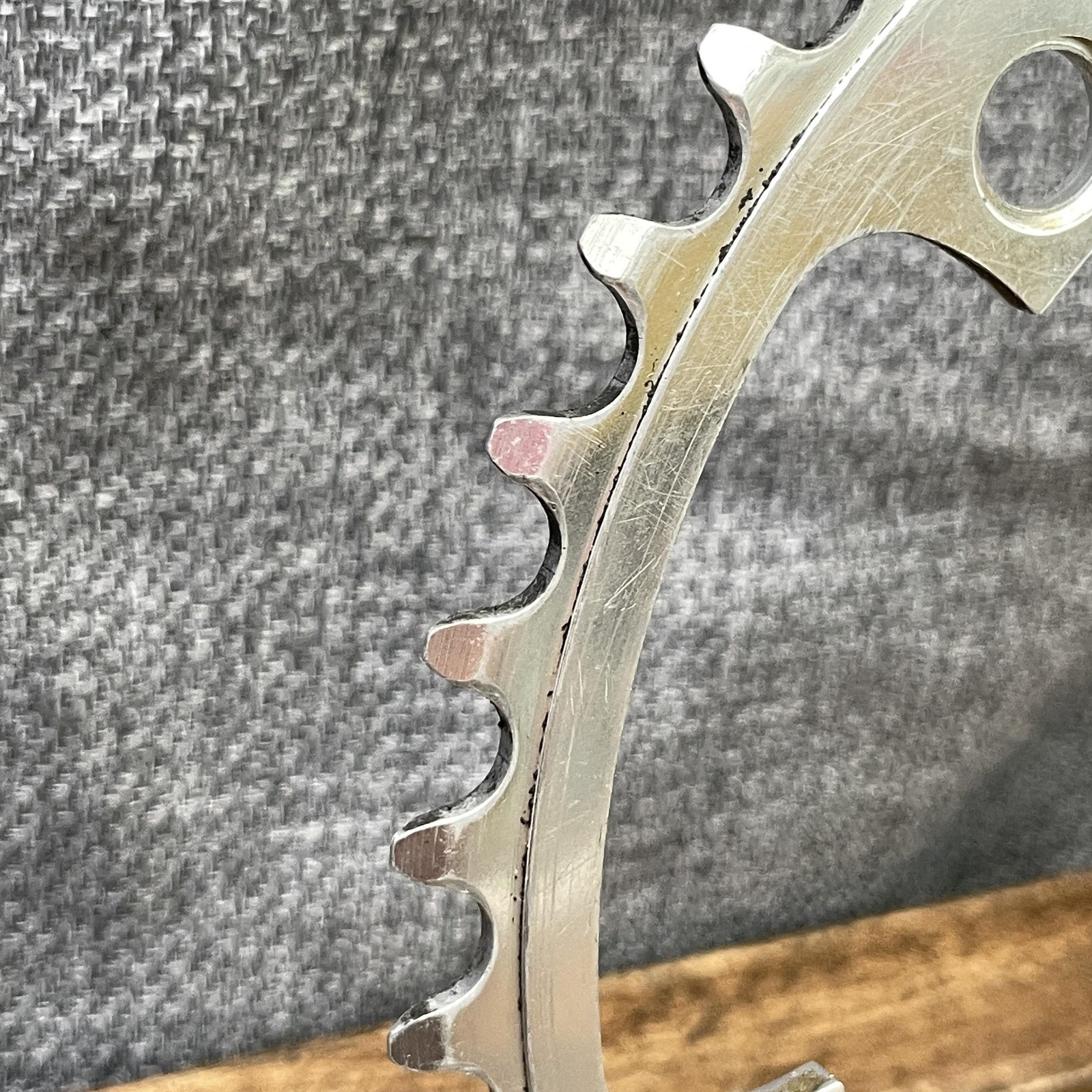 Vintage Shimano 42T Chainring 130 BCD 5-Arm Silver Alloy 80s Road Bike Aluminumu