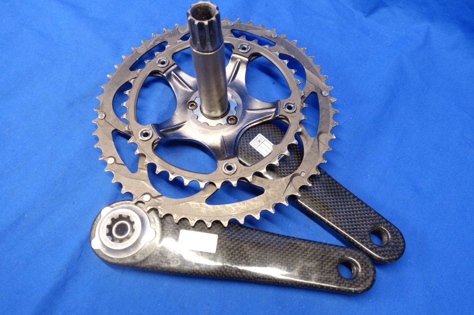 Truvativ Rouleur 2 x 10 Carbon Road Bike Crankset, 53/39t, 172.5mm Length