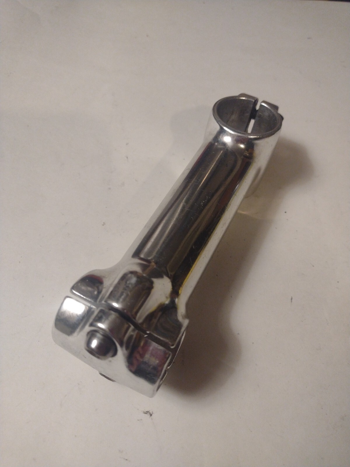Vintage Silver Threadless Stem 11cm 25.4 Bar Clamp