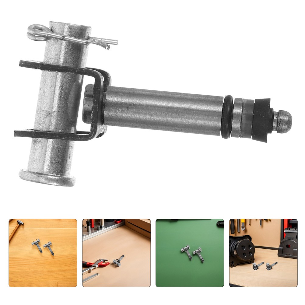 4Pcs Hydraulic Jack Pump Core Metal Parts for Floor Jack Repair Silver Durable