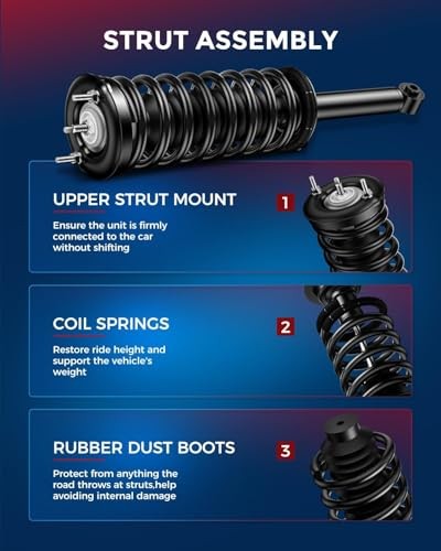 Front Struts Fit for Dakota RWD 2005 2006 2007 2008 2009 3.7L, 271100 271100