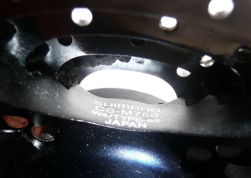 Shimano Deore XT CS-M750 Cassette – 9 Speed 11-34 tooth – Nice!
