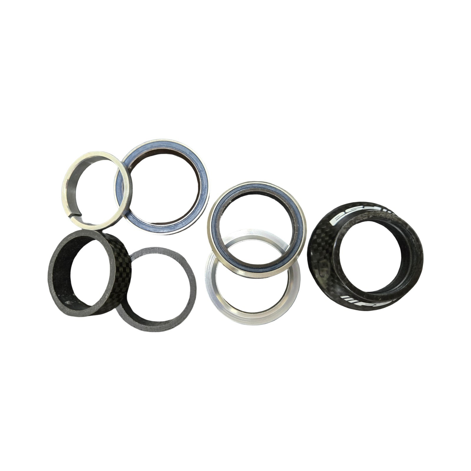FSA 1 1/8» headset Carbon Top Cover & spacers NOS Sealed bearing MTB ROAD CITY