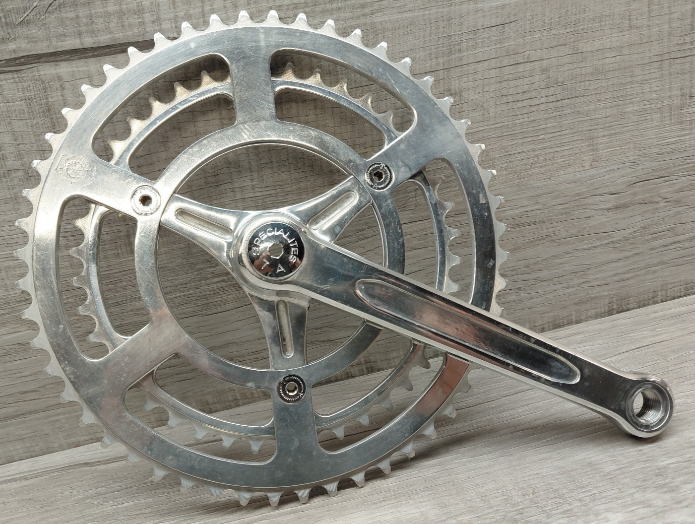 Vintage Specialties TA 3-Arm Crank-Set 170 mm 52/42 T Double Road Bike France