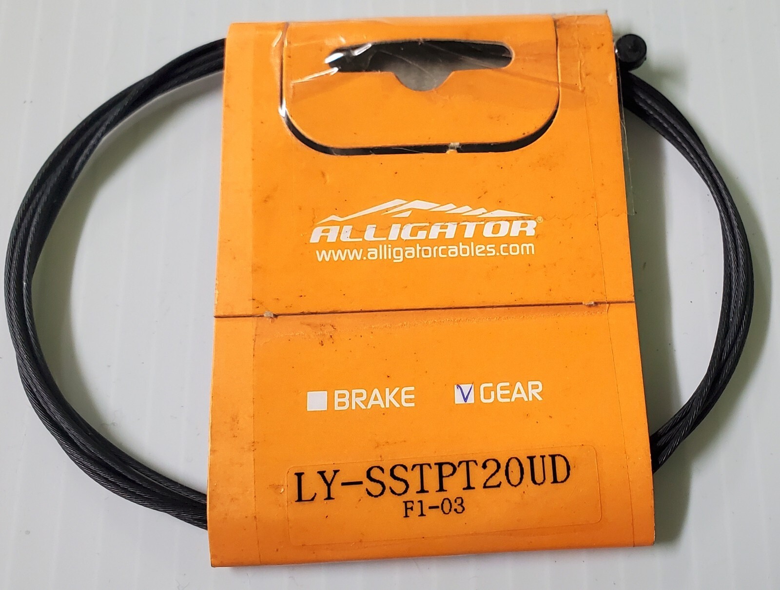 Full Set Alligator Universal Brake & Shift Cables Black 1700mm 1.2mm 2000mm