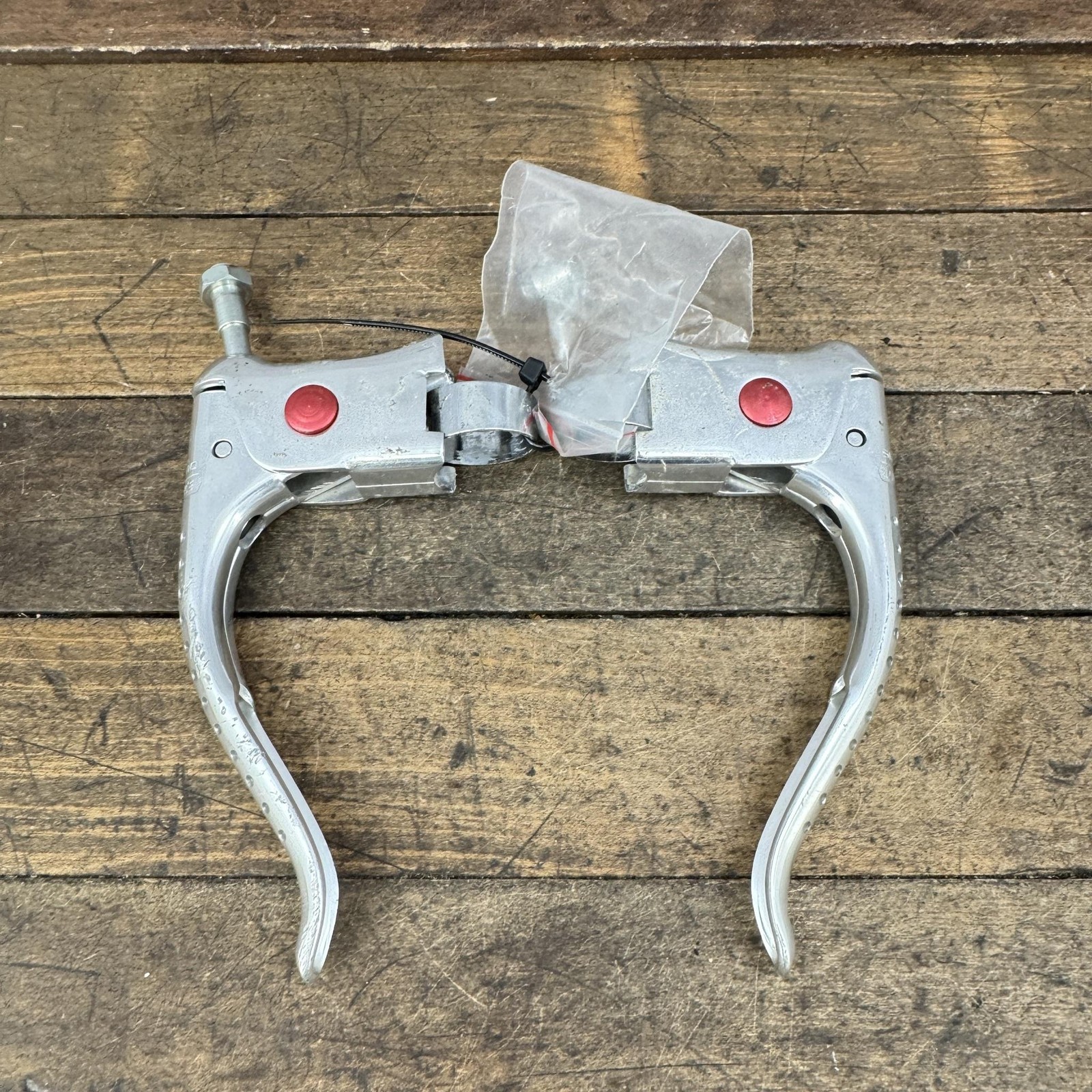 Vintage Shimano Dura-Ace Brake Levers 1st Gen Non-Aero Pair Drilled 4-Finger