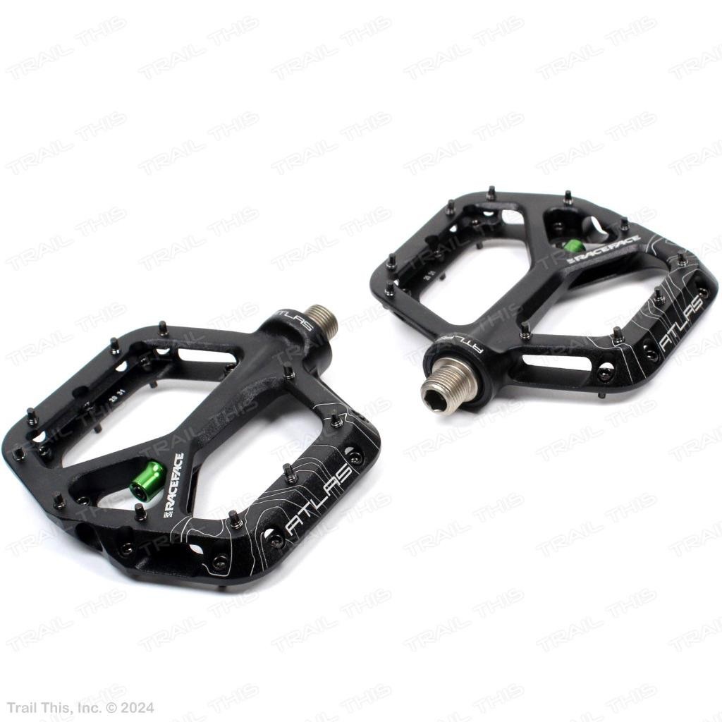 Race Face Atlas DH / MTB Bicycle Studed Platform Aluminum Pedals – Black