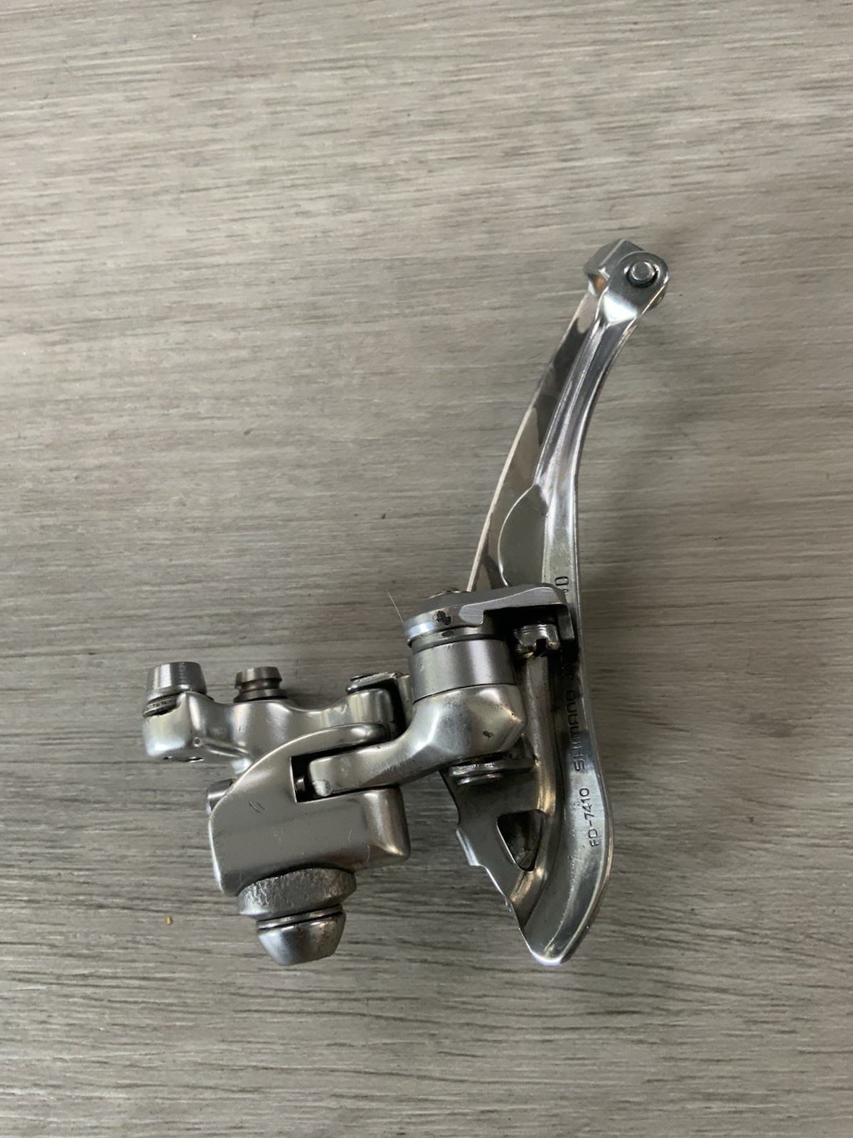SHIMANO DURA ACE FRONT DERAILLEUR 7410 MODEL BRAZE-ON 8 OR 9 SPEED