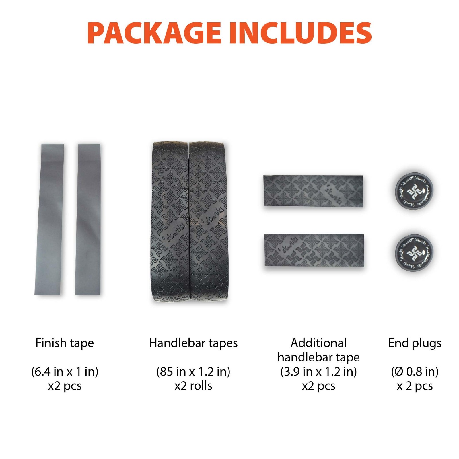SKWI: KI Road Bike Handlebar Tape with Shock-Absorbing EVA Foam &