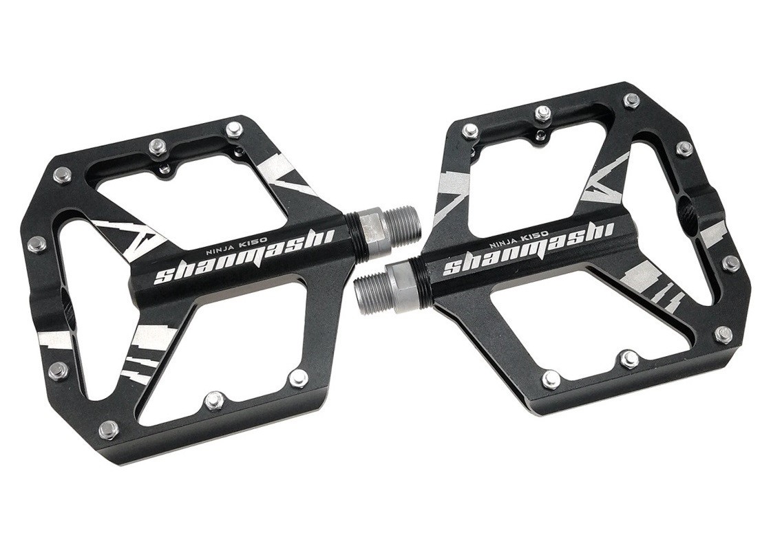 Aluminum Road MTB Mountain Bike XC AM Bicycle Pedal Bearing Flat Platform Pedals