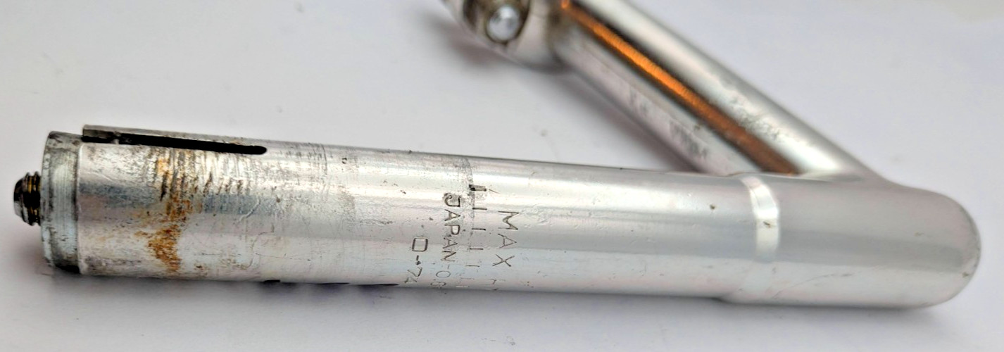 DIA COMPE DROP FORGED QUILL STEM JAPAN 21.1 .833 25.4MM CLAMP 110MM ALUMINUM
