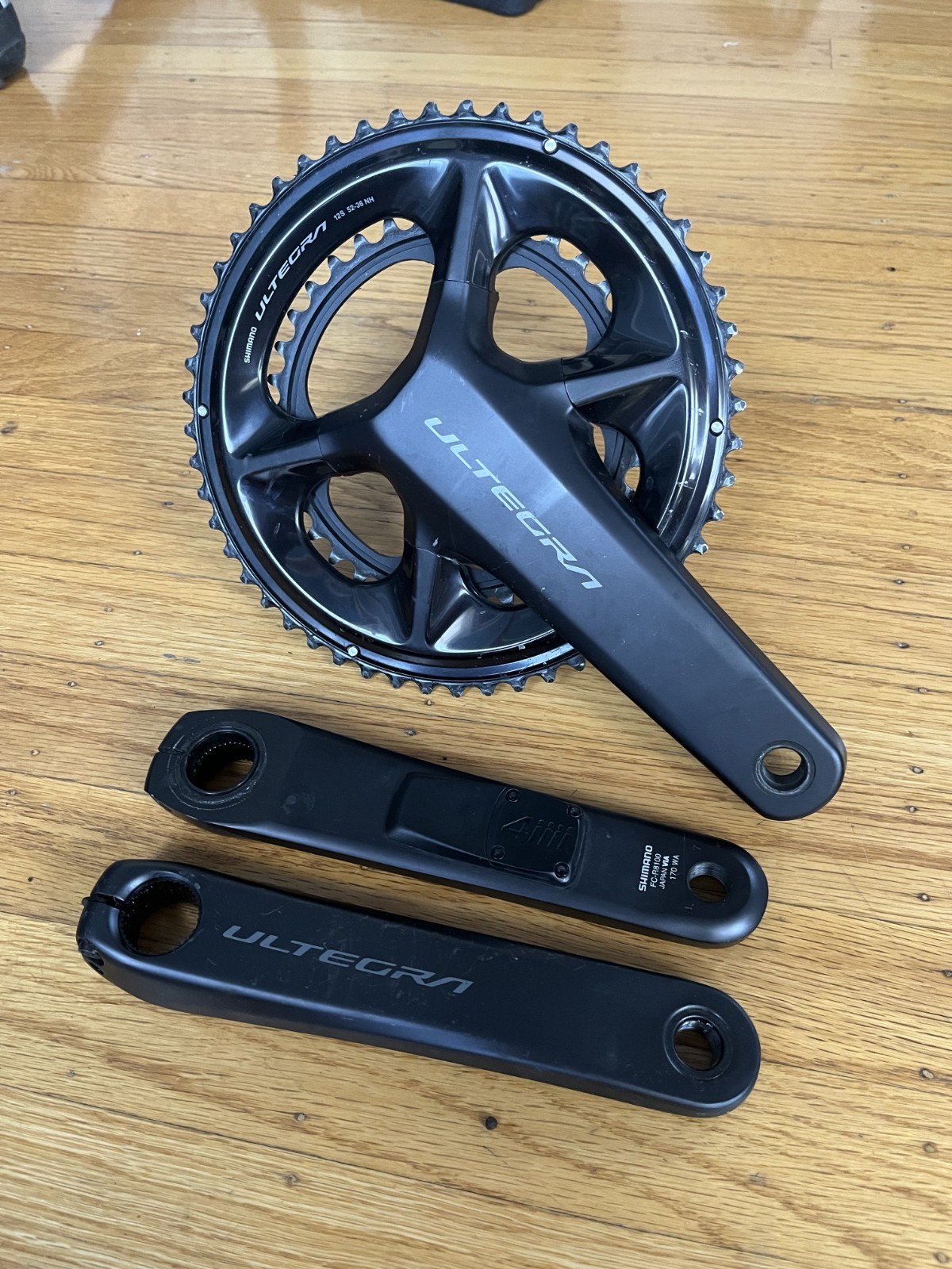 Shimano Ultegra R8100 170mm 52/36 w/4iiii Precision 3 Power Meter