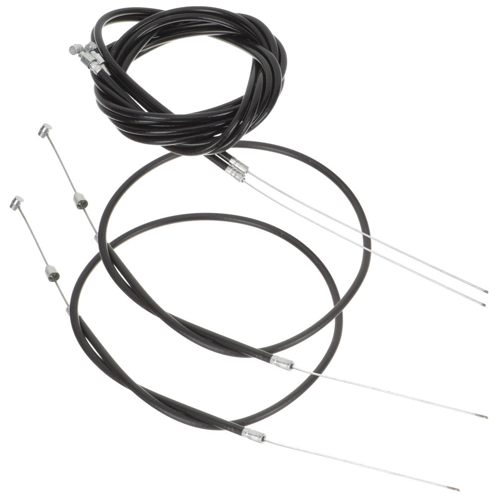 1 Set Reusable Bike Brake Lines Kit Black Stainless Steel PVC for Road Bikes