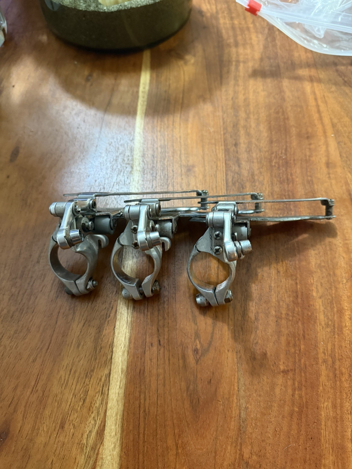 Shimano Deerhead Triple Front Derailleur 28.6mm Clamp Bottom Pull FD-M700