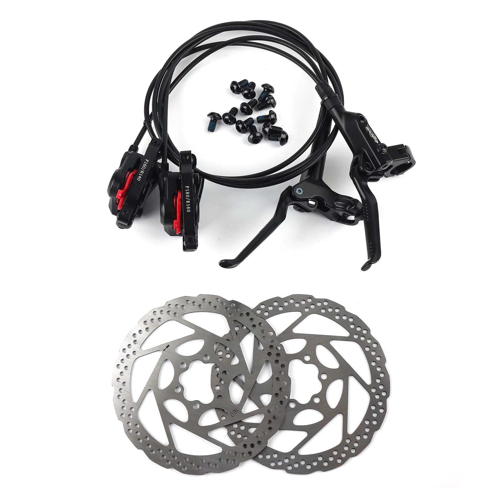 Mountain Bike Hydraulic Brakes Bicycle Oil Pressure Disc Brake 160mm 800/1500mm