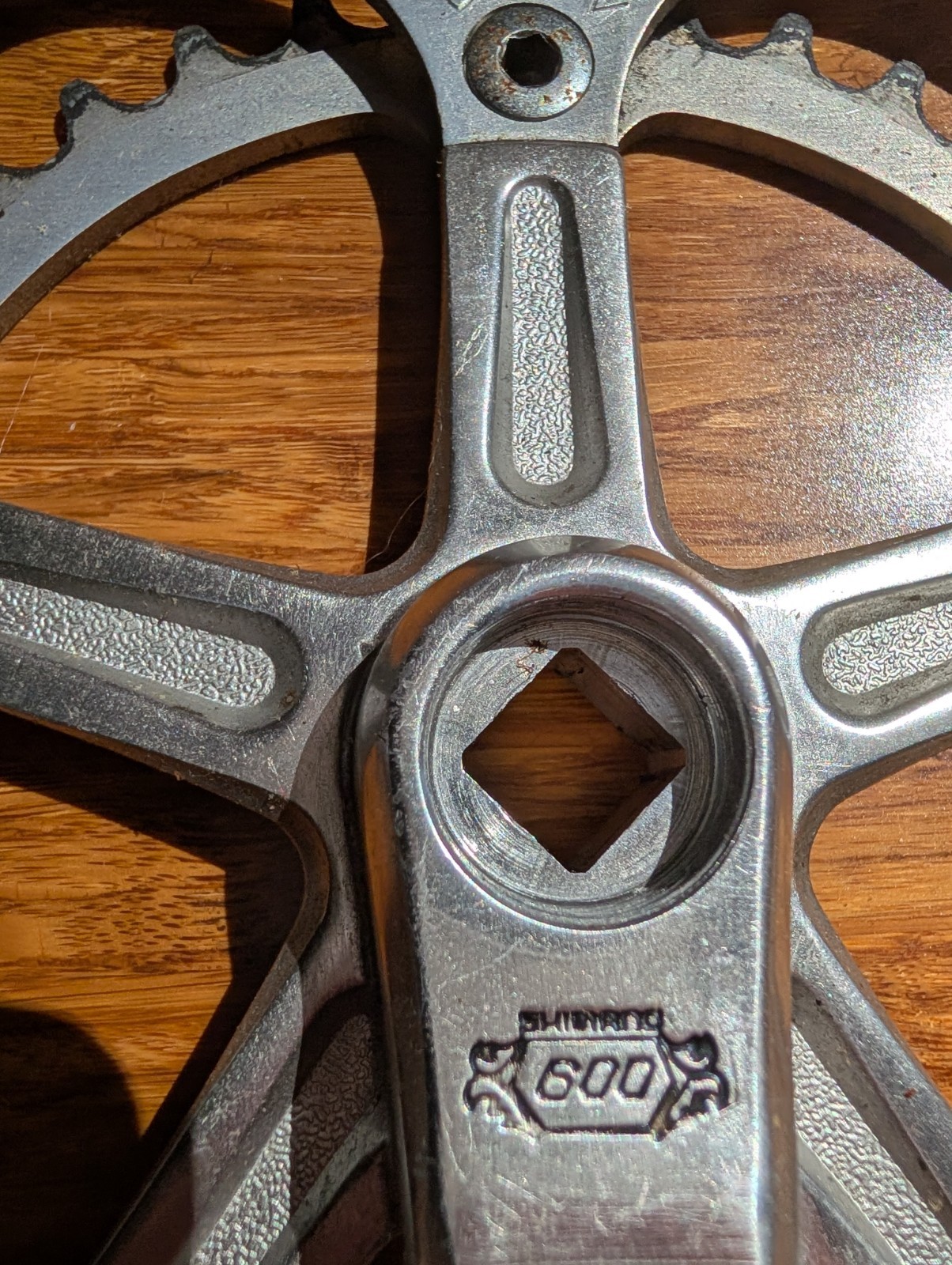 Shimano 600 Arabesque Crankset 50T/42T Double 170mm Crank Arm