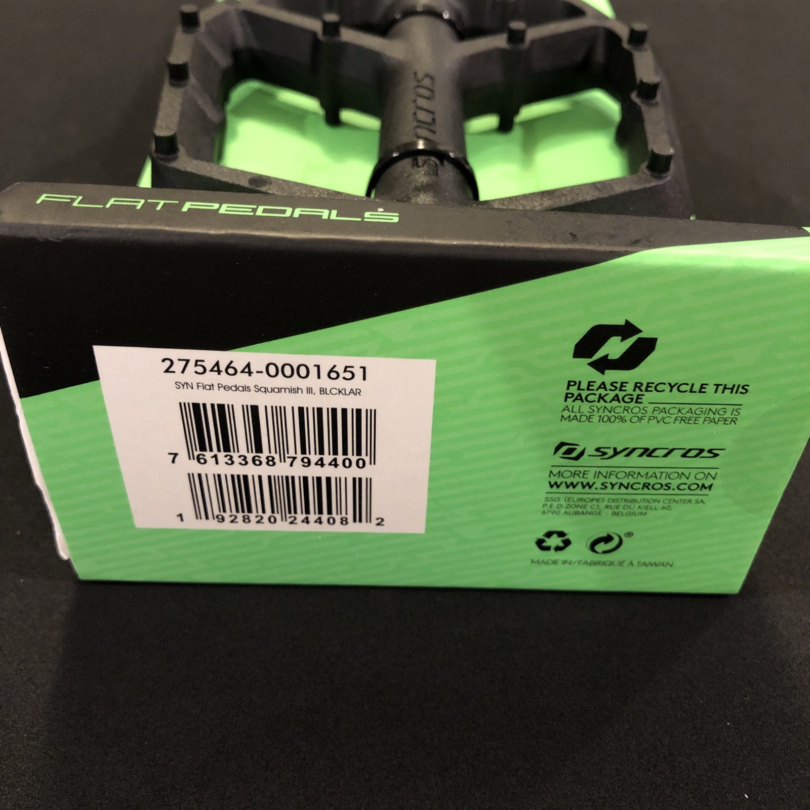 Syncros Squamish III Composite Flat Pedals Large Black