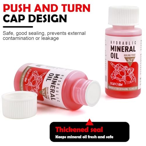 High Performance Mineral Oil Brake Fluid 120ml for Shimano, Tektro and TRP