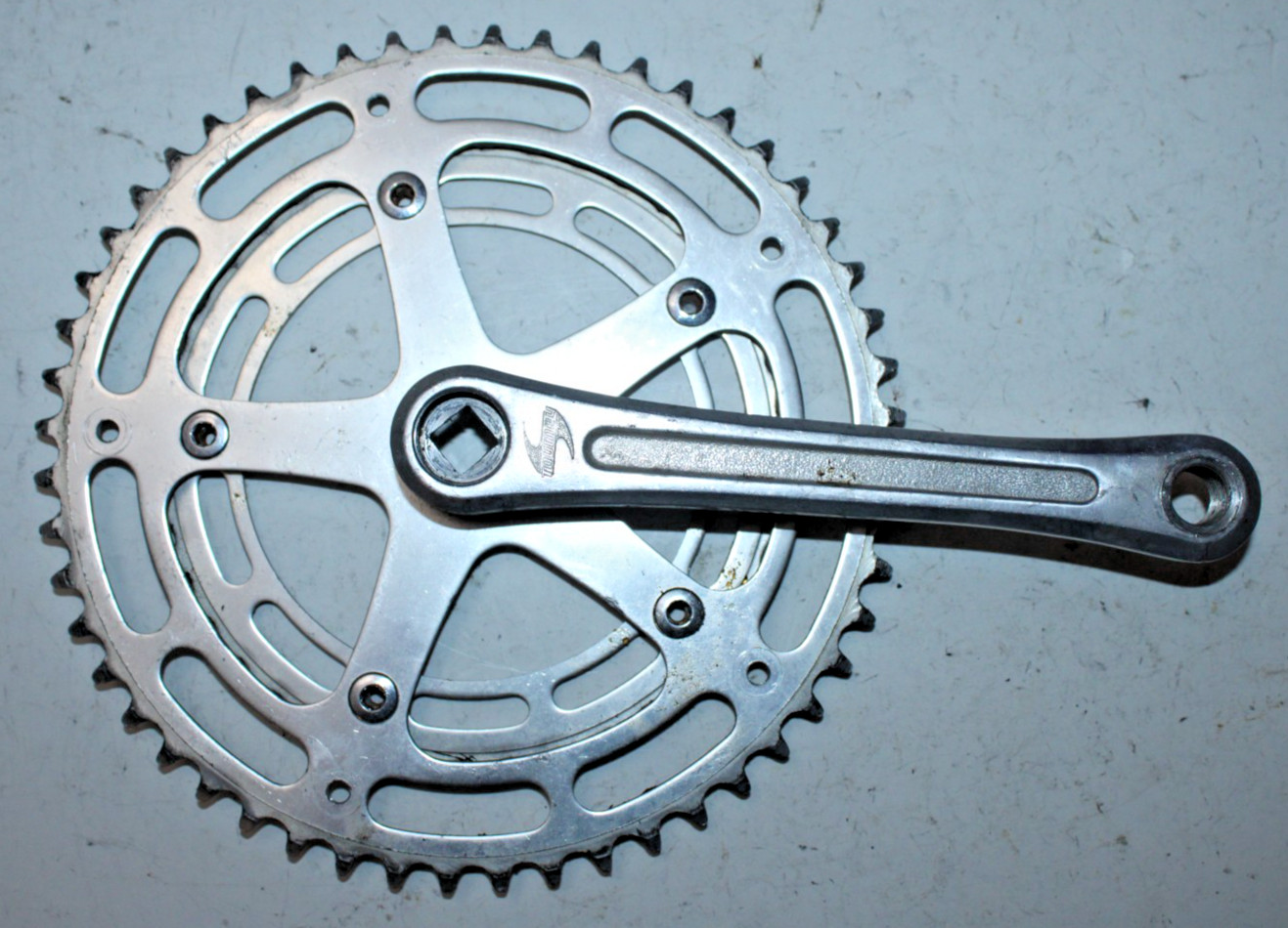 Vintage Shimano Tourney Double Drive-Side Crank-Arm 170mm 52/40T BCD130 Takagi ~
