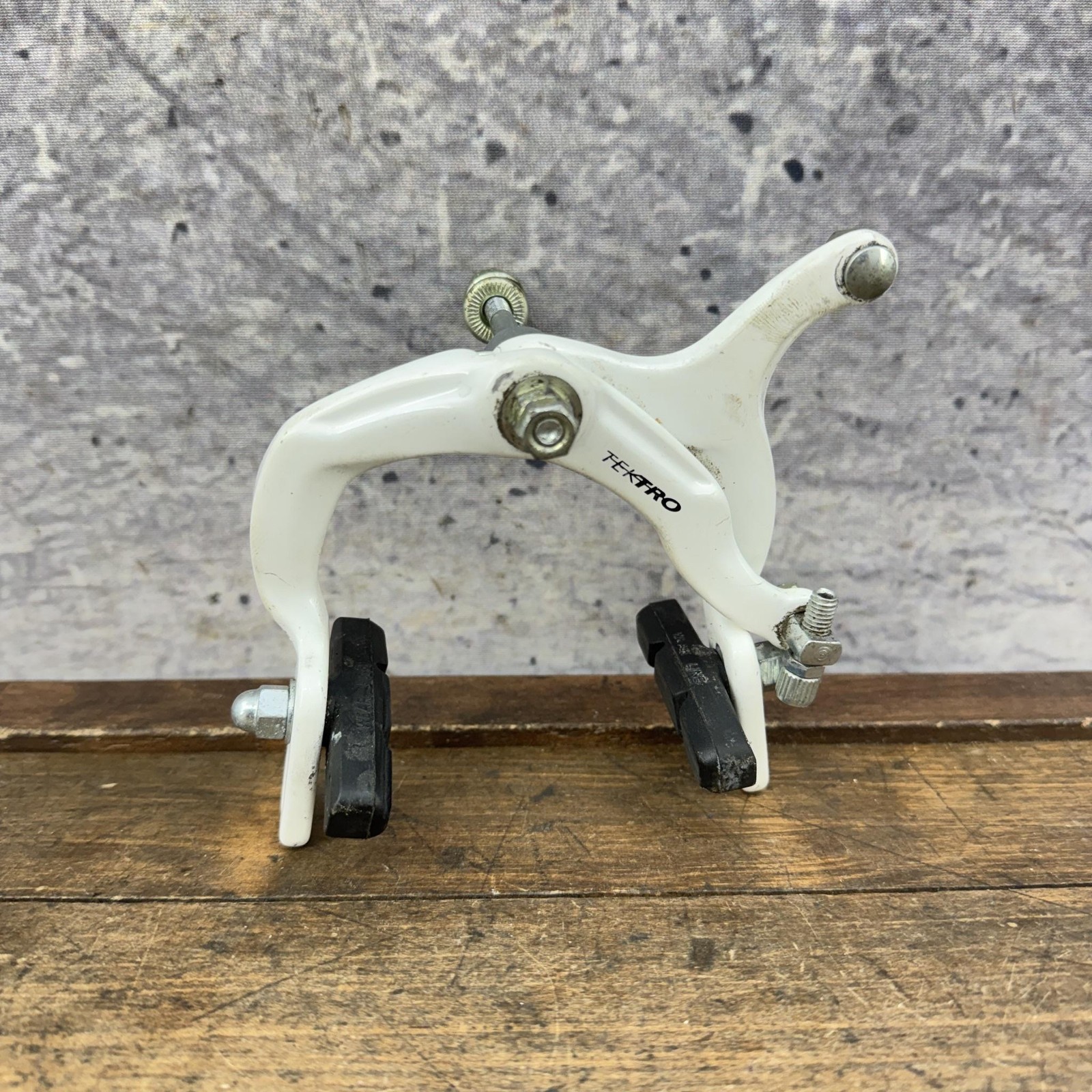 Tektro 984A BMX Brake Caliper FRONT White Side Pull 205g Aluminum BMX Bike
