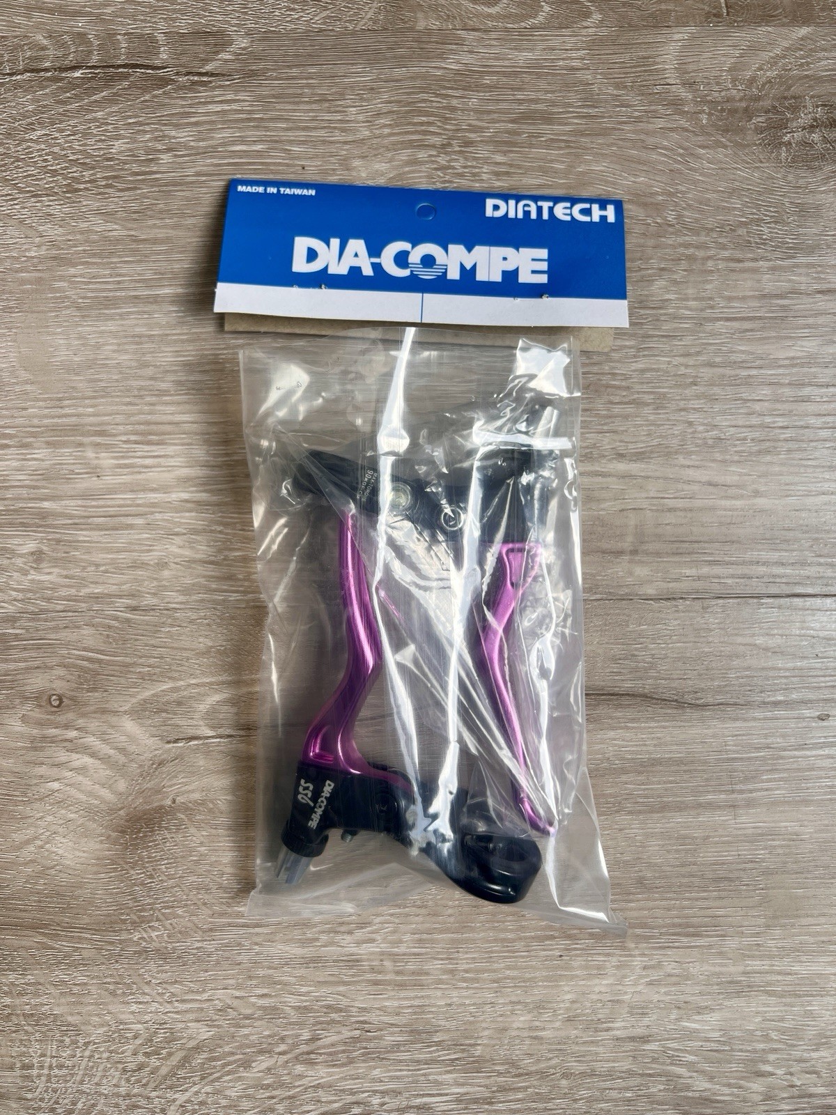 Dia-Compe SS6 Old School MTB Mountain Bicycle Brake Levers L & R Set Ano Purple
