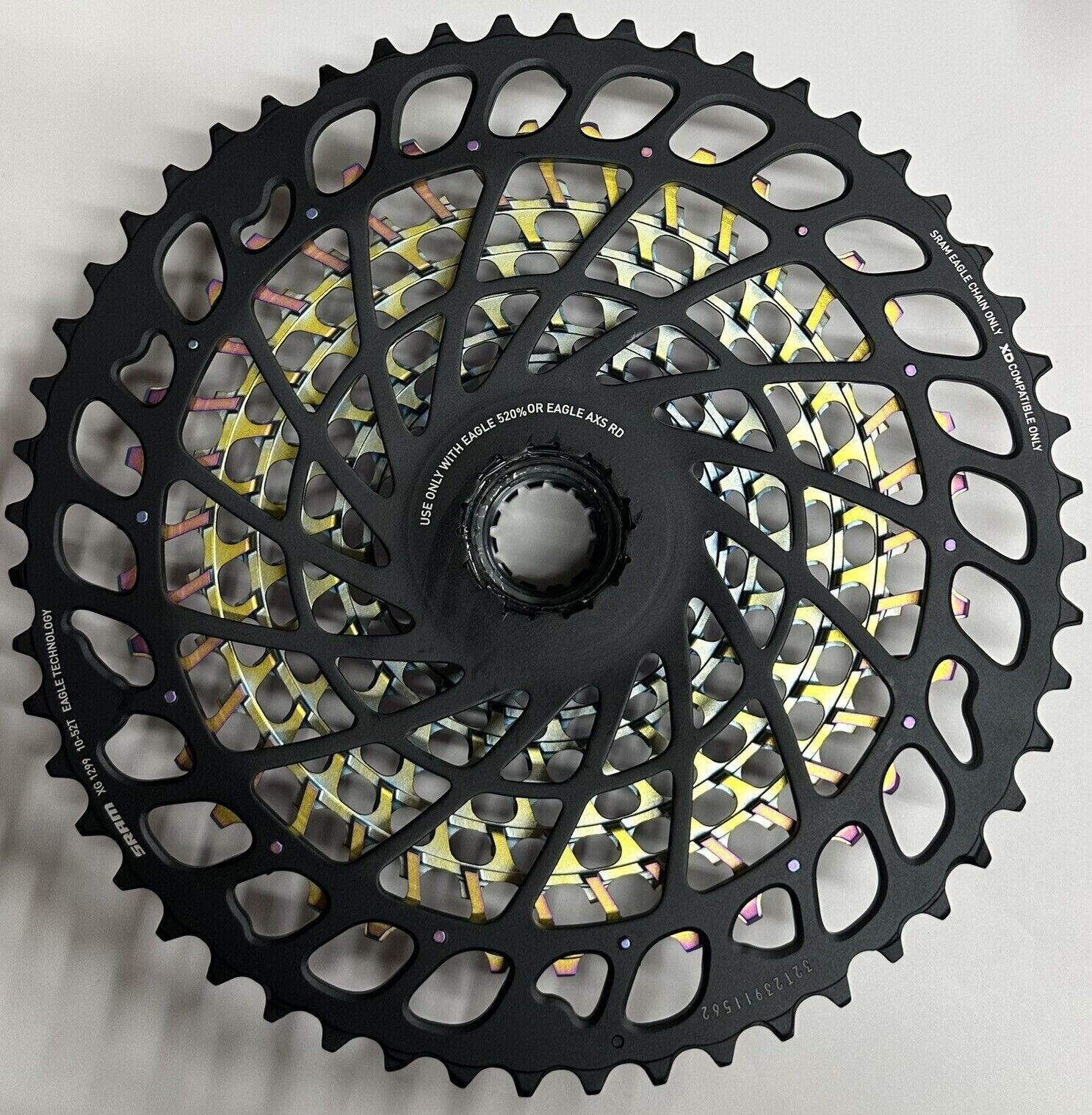 SRAM XX1 Eagle XG-1299 Cassette – 12-Speed, 10-52t, Rainbow, For XD Driver Body
