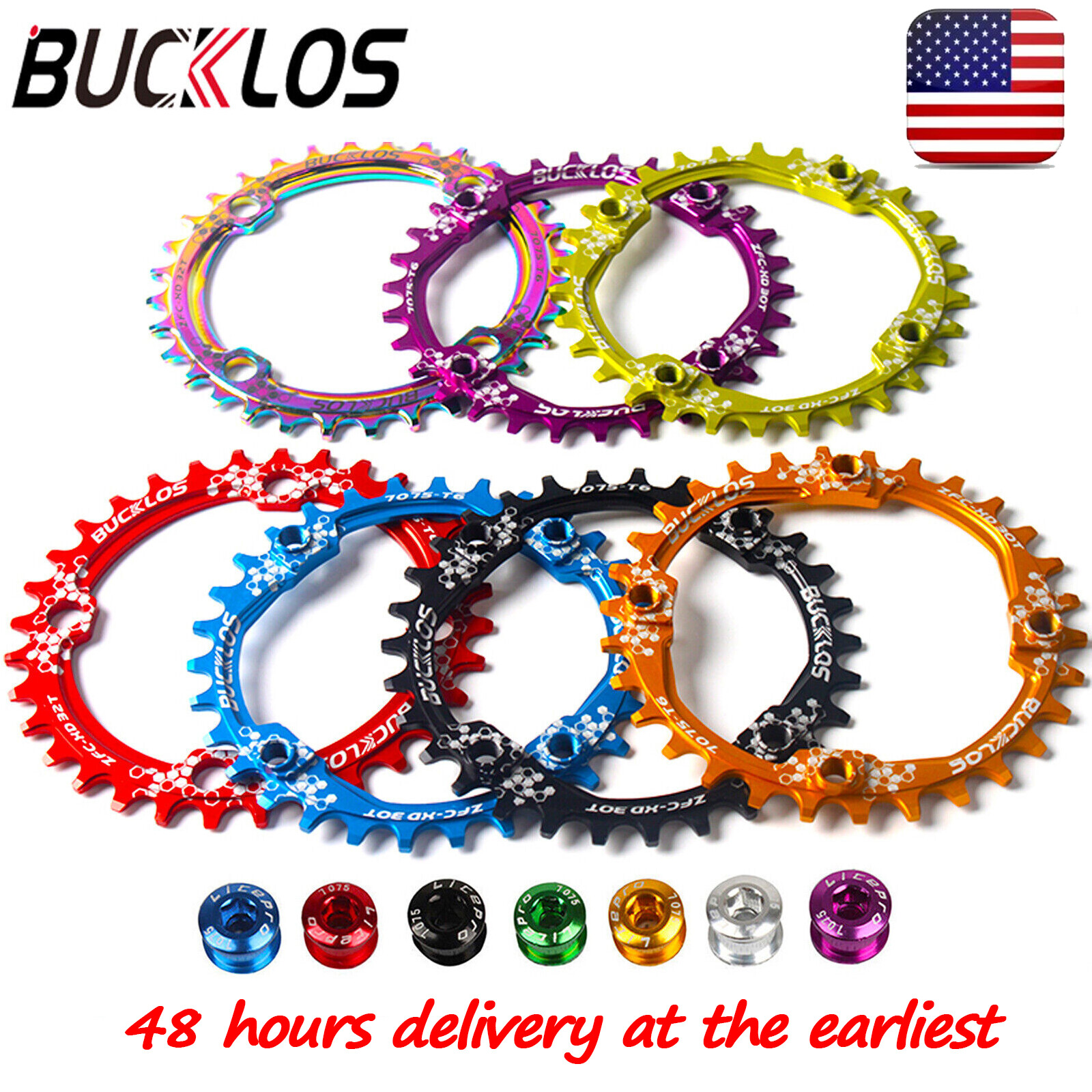 104BCD Bicycle Chainring 30-42T Narrow Wide Cycling Tooth MTB Fit Shimano/SRAM