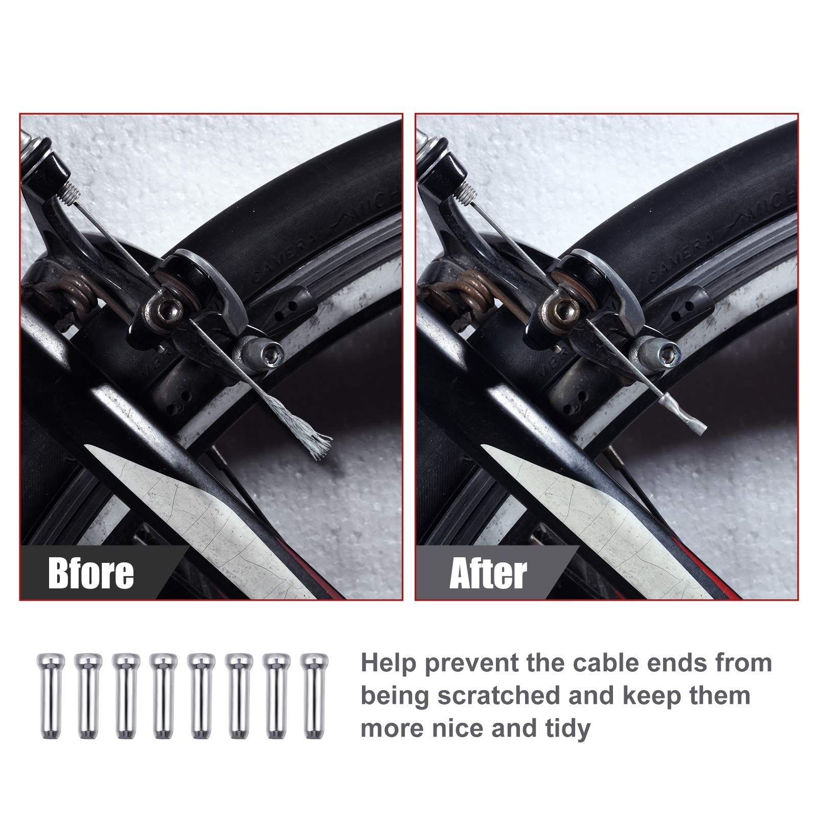 Universal Bike Brake Cable Kit Derailleur Bicycle Shifter Cable Housing Set T…
