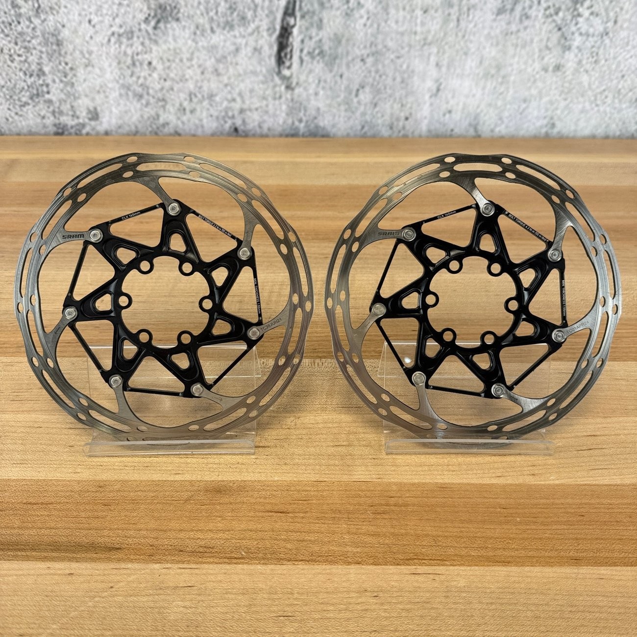 Low Mile! SRAM Centerline CLX 6-Bolt 160mm Disc Brake Rotors Set 202g