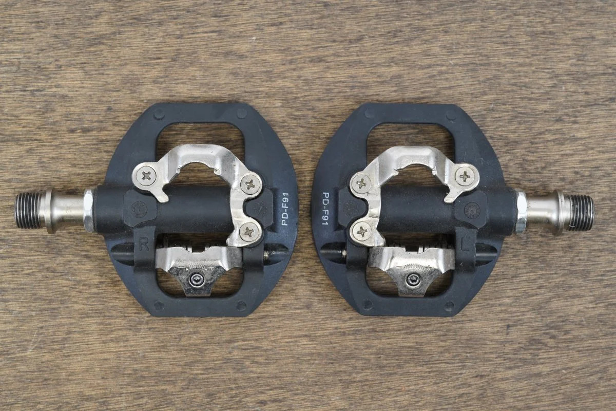 Promennd PD-F91 Dual Flat SPD Clipless Road CX MTB Pedals 295g