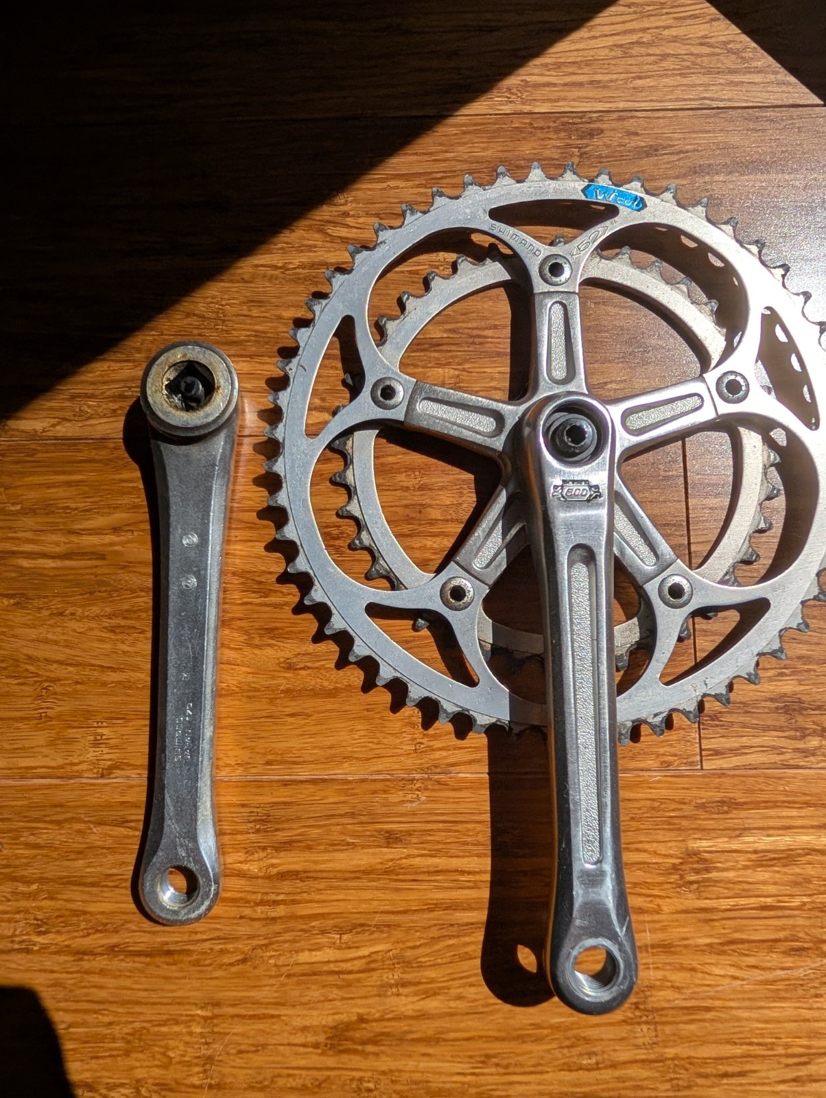 Shimano 600 Arabesque Crankset 50T/42T Double 170mm Crank Arm