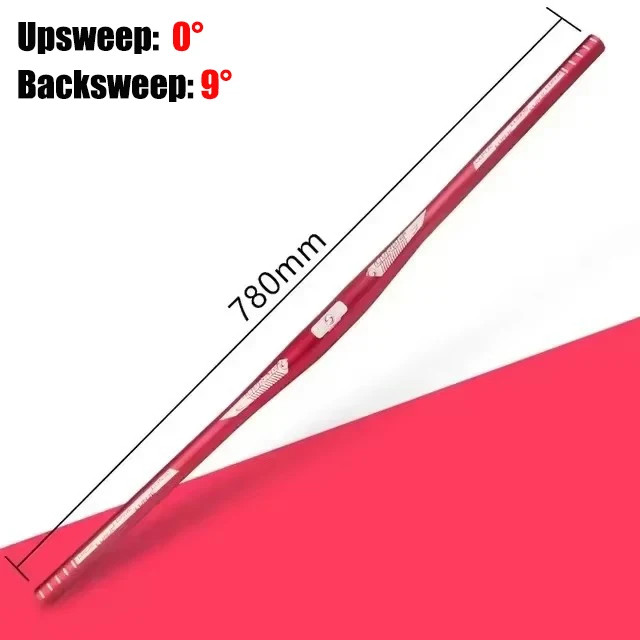 MTB Riser Flats Handlebar 31.8mm*650/720/780mm Mountain Bike Handlebars Parts
