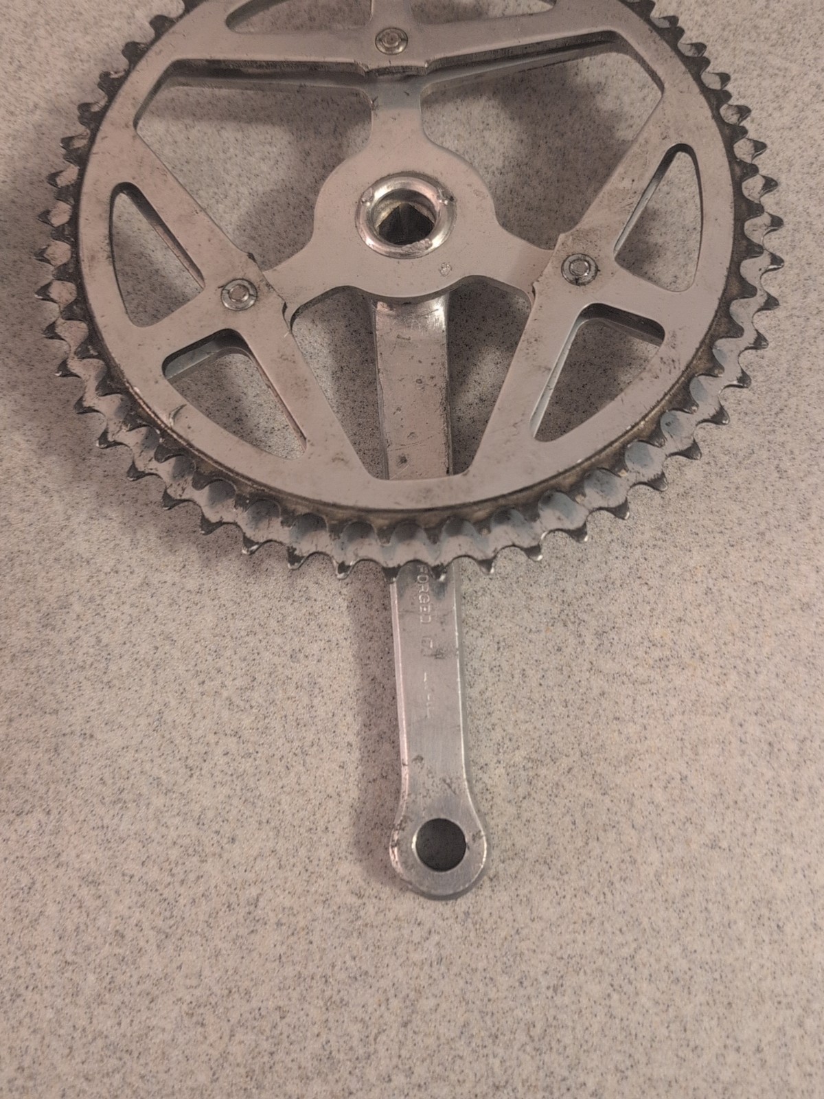 Vintage Sugino Maxy Crank 171 mm Forged 52T 48T Double Road Race 3 bolt set
