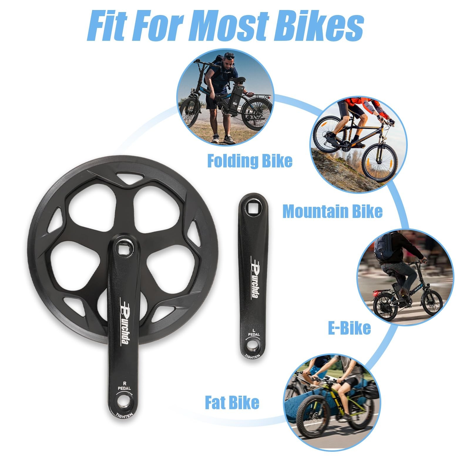 CMTOTWO Ebike Crankset 48T