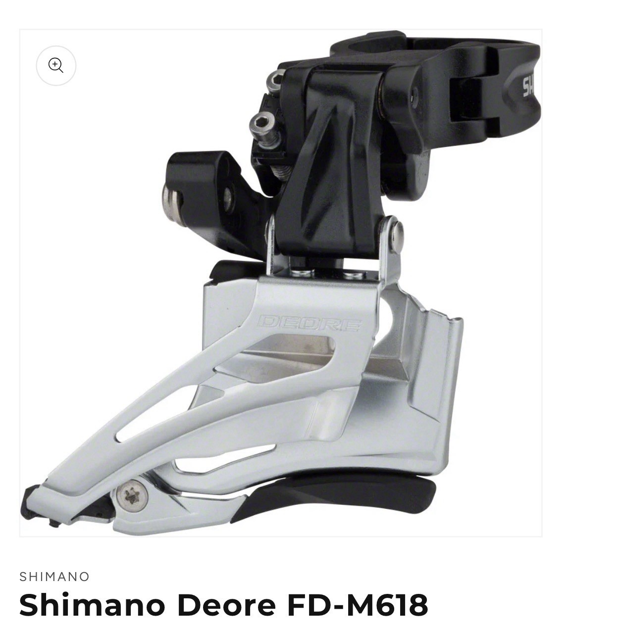 Brand New in Box – Shimano Deore FD-M618-H Front Derailleur 2×10 MTB Dual Pull