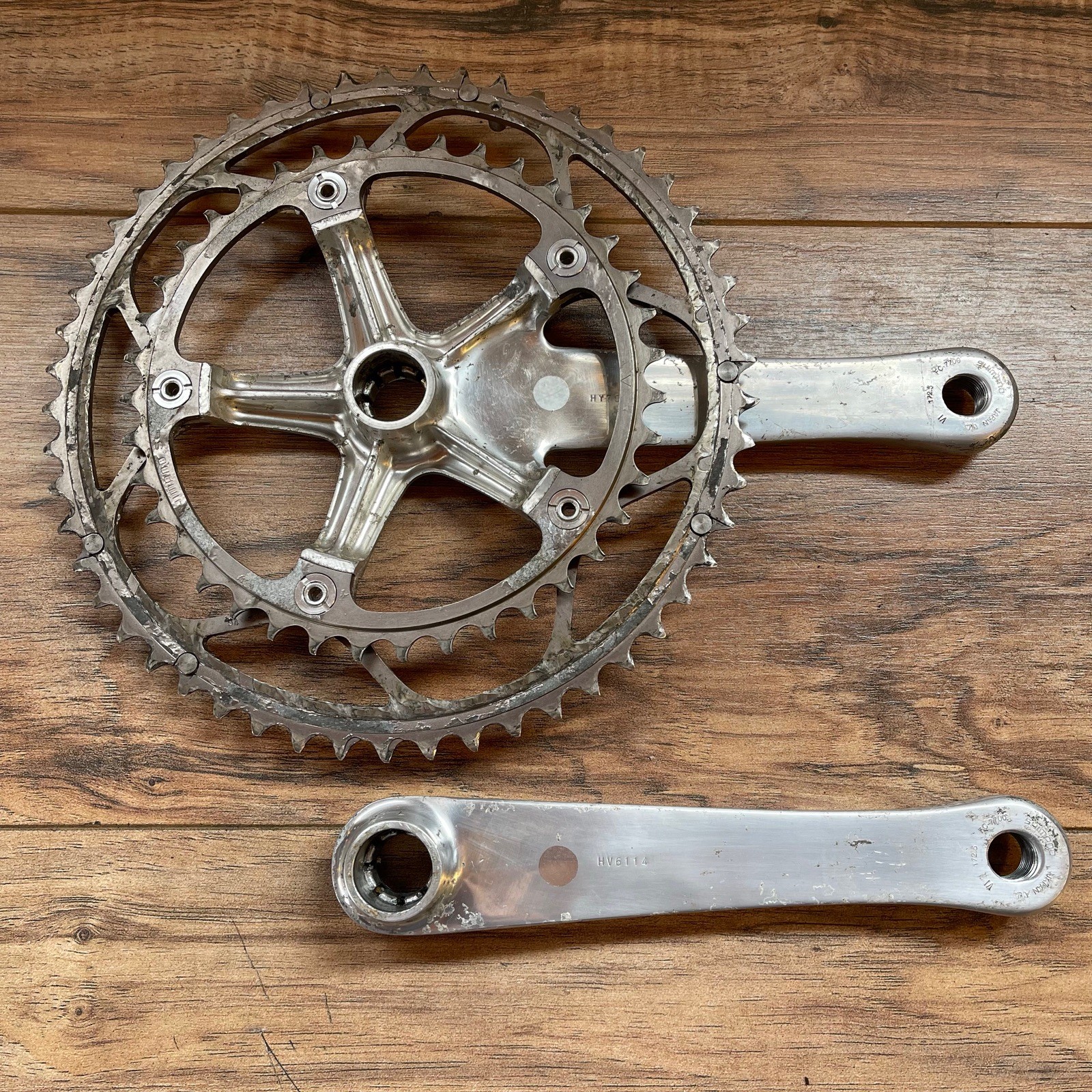 Dura-Ace FC-7700 Double Crankset 53 / 39 Octalink V.1 172.5