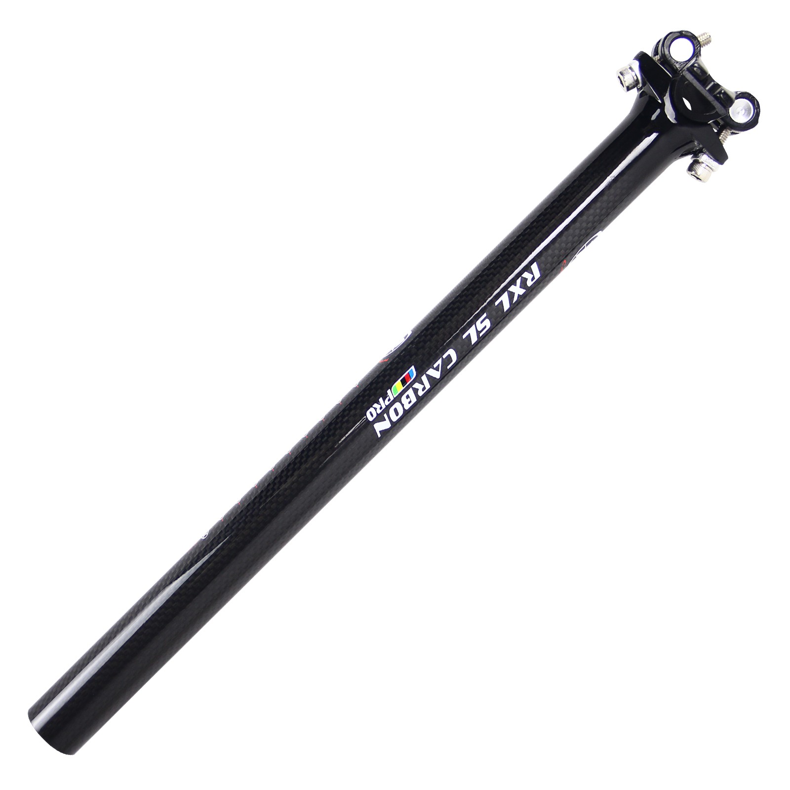 Mountain Bike Seatpost Road Bicycle Carbon Seat Post Tube Glossy 27.2/30.8/31.6