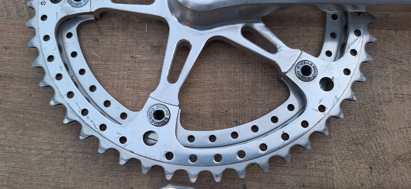 Sugino Mighty Crankset Vintage road 50, 45 t 171 NOT SHIPPING TO USA