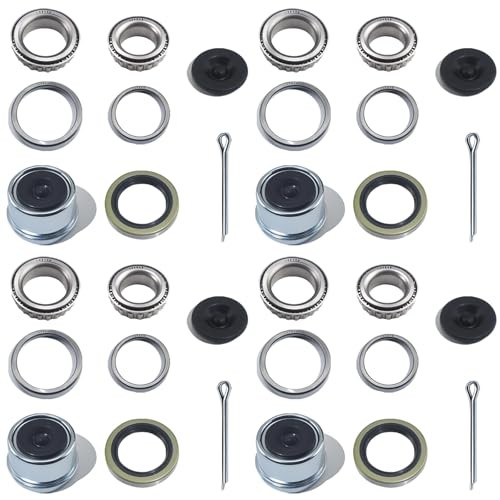 4 Sets 3500 lbs L68149 L44649 Bearing Kits for 1-3/8» to 1-1/16» #84 Spindle