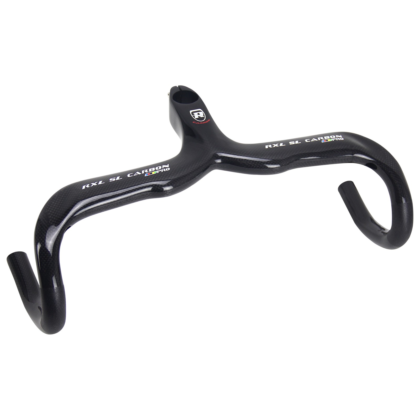 1-1/8″ Carbon Bicycle Integrated Handlebar Racing Drop Handle Bars 400/420/440mm