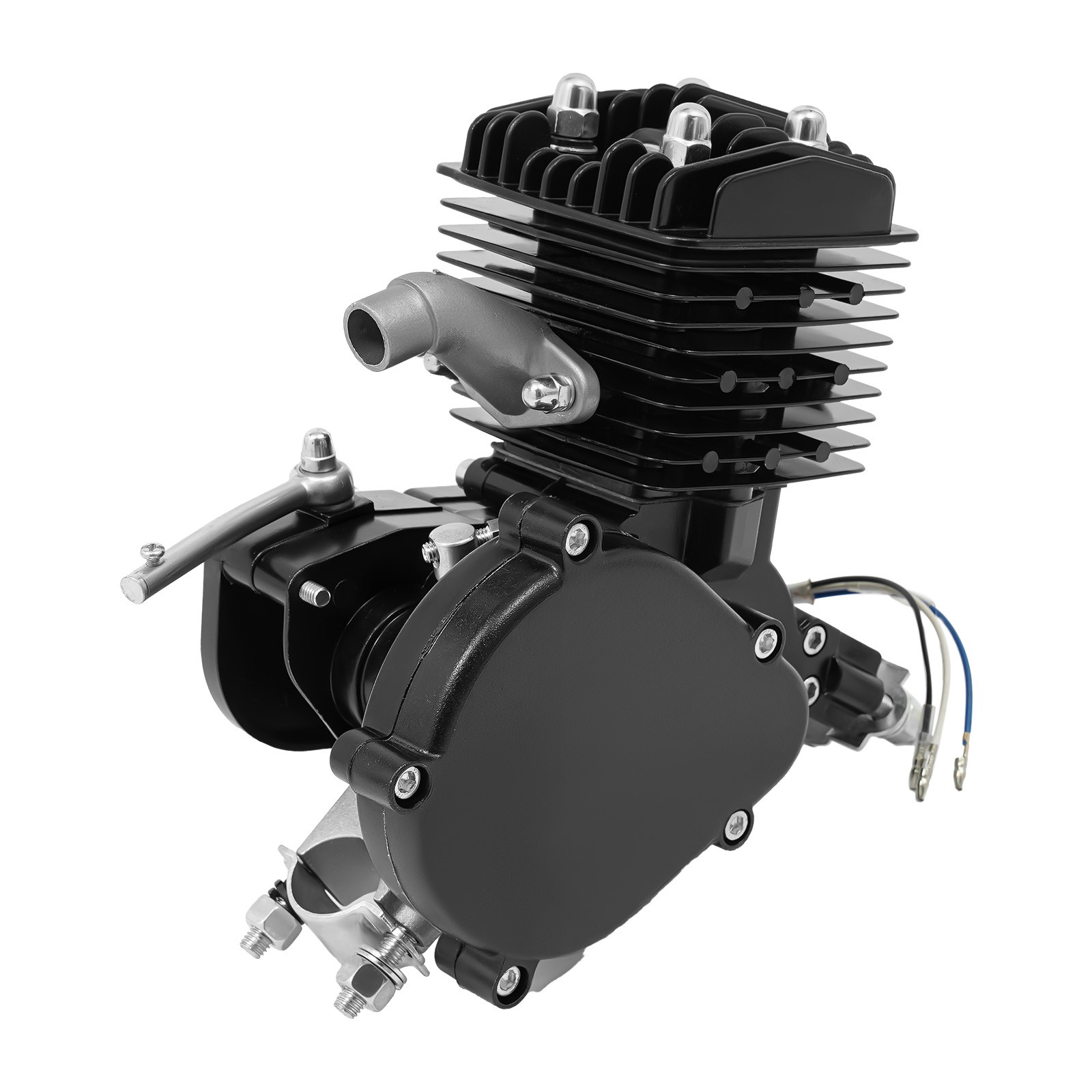 2 Stroke 80cc Petrol Engine Motor Kit Gas Motorized Bicycle Bike Double-cylinder