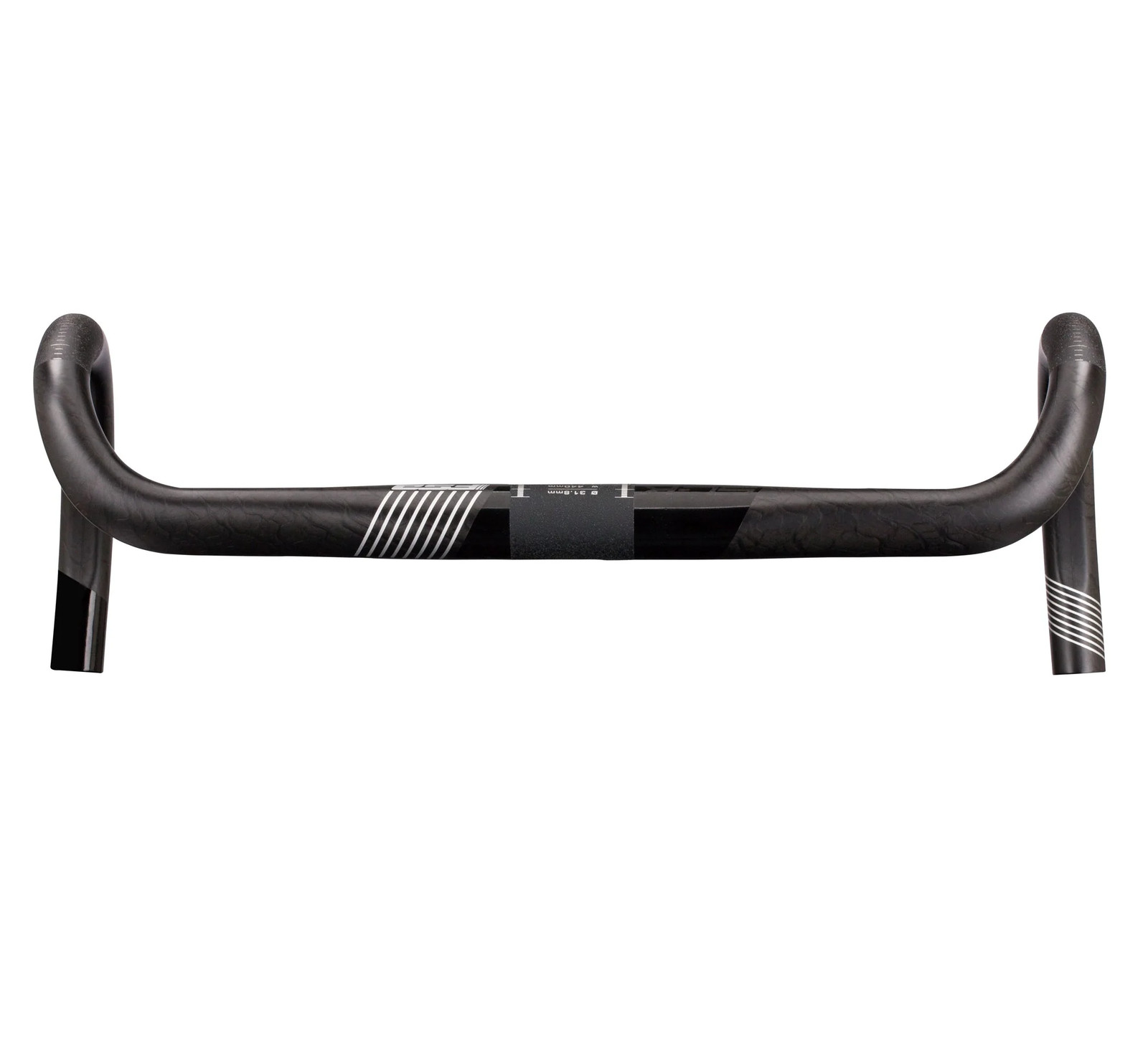 FSA SL-K Carbon Compact Road Handlebar, 31.8mm Clamp, Internal Routing,